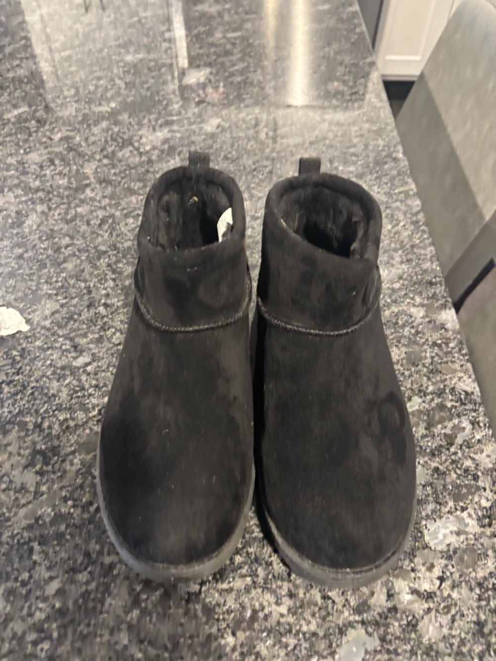 Women’s size 7 White Mountain Black Suede Ankle Boots